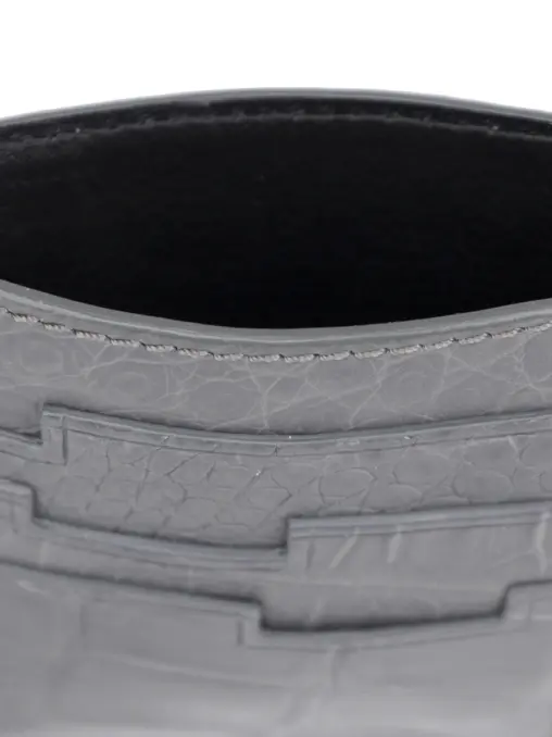 Визитница из кожи крокодила BARDINI