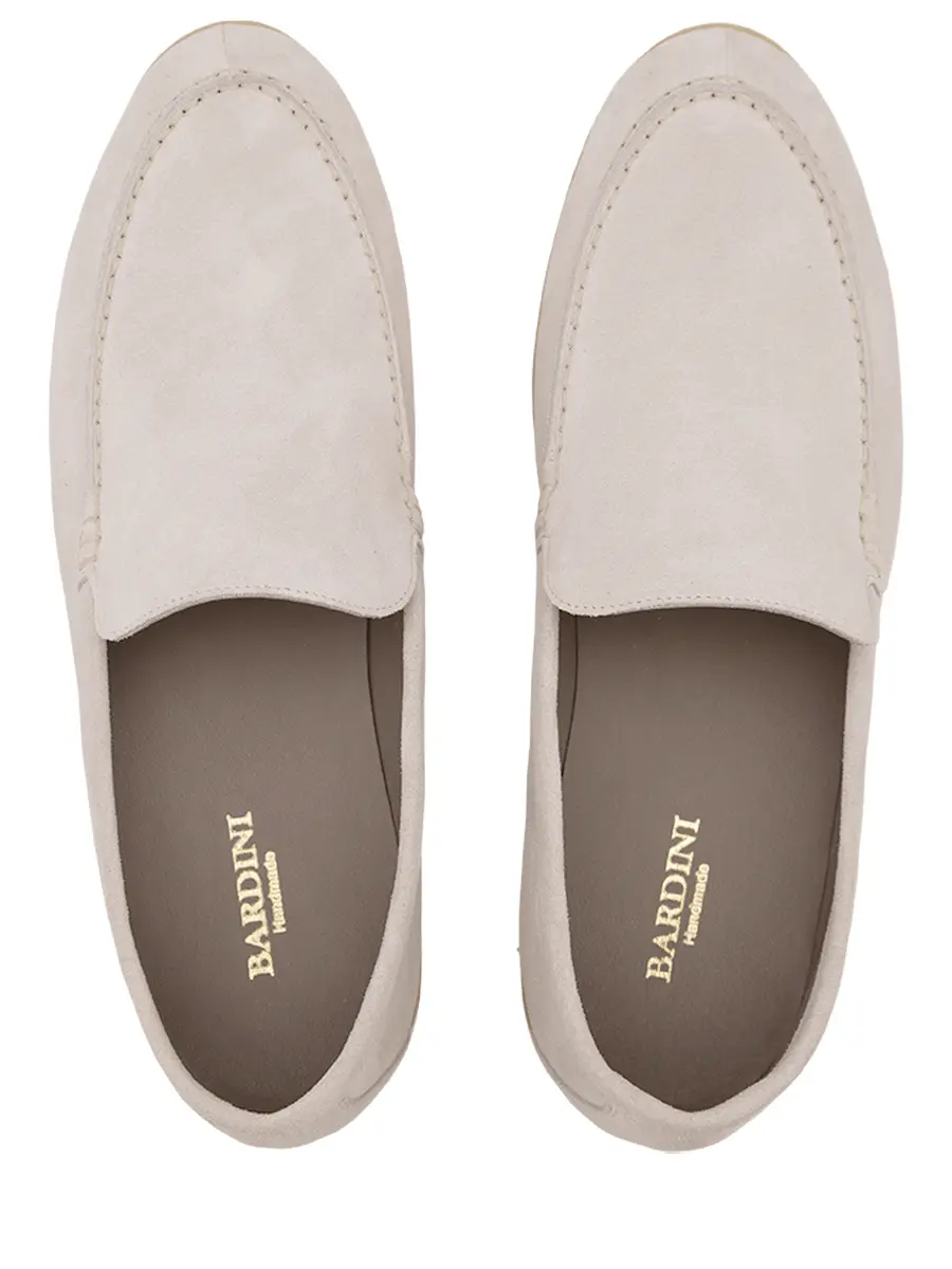 Лоферы замшевые