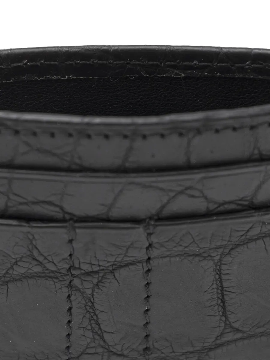 Картхолдер из кожи крокодила