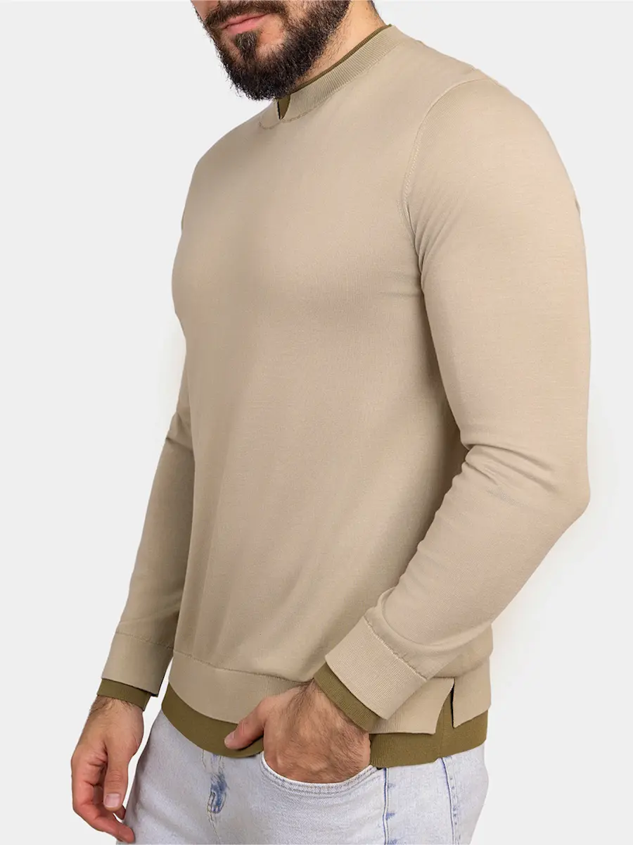 Джемпер из лиоцелла и хлопка