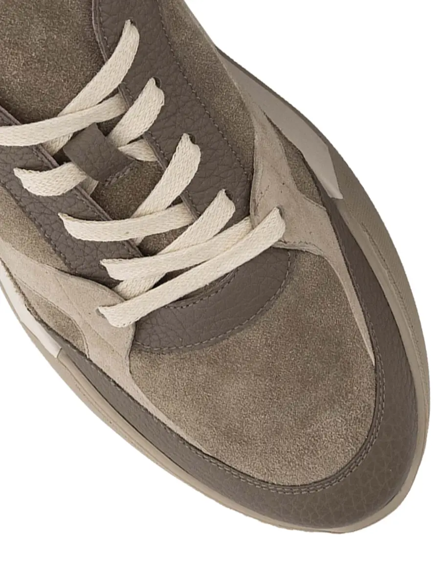 Кроссовки замшевые