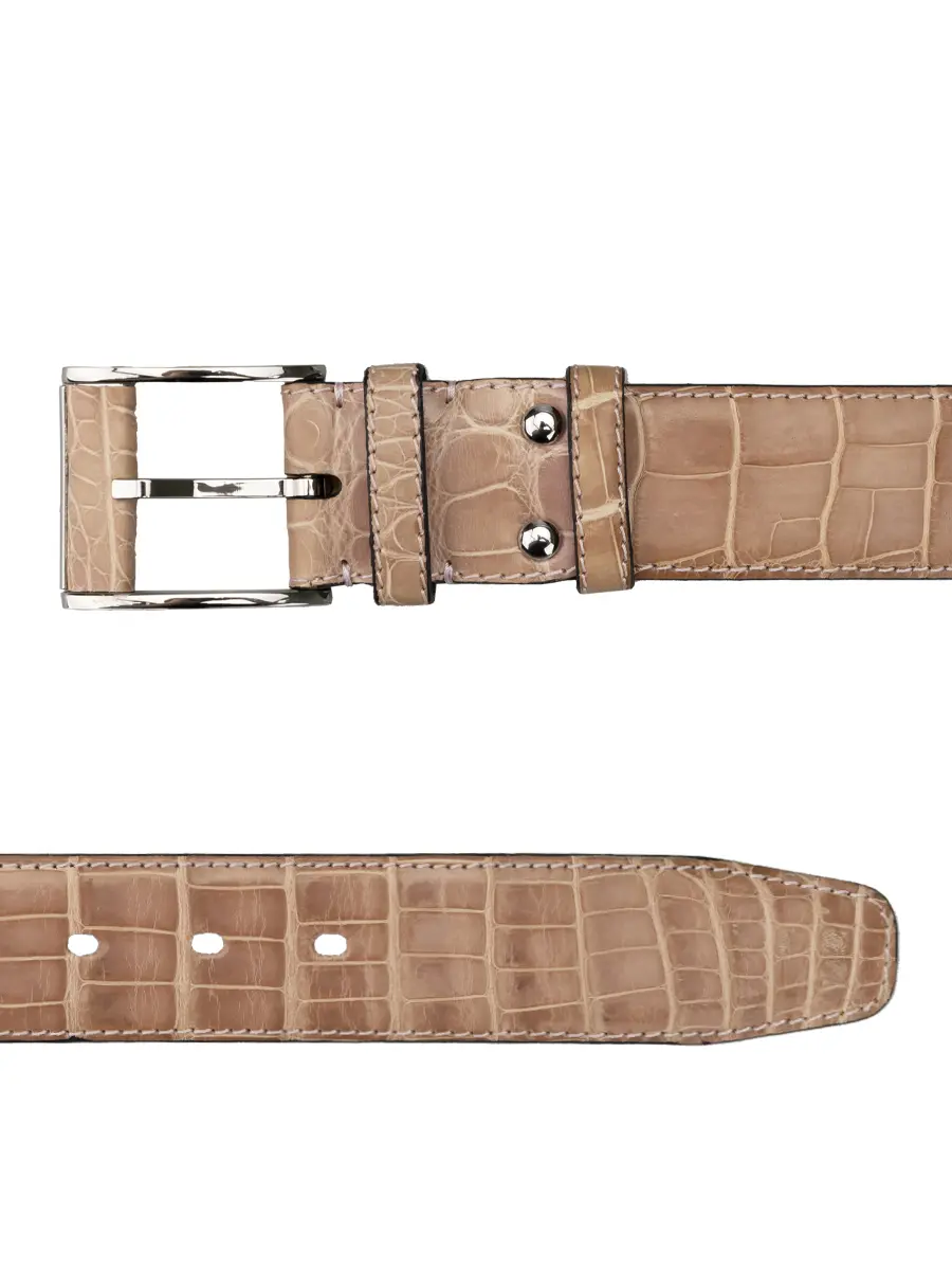 Ремень из кожи крокодила