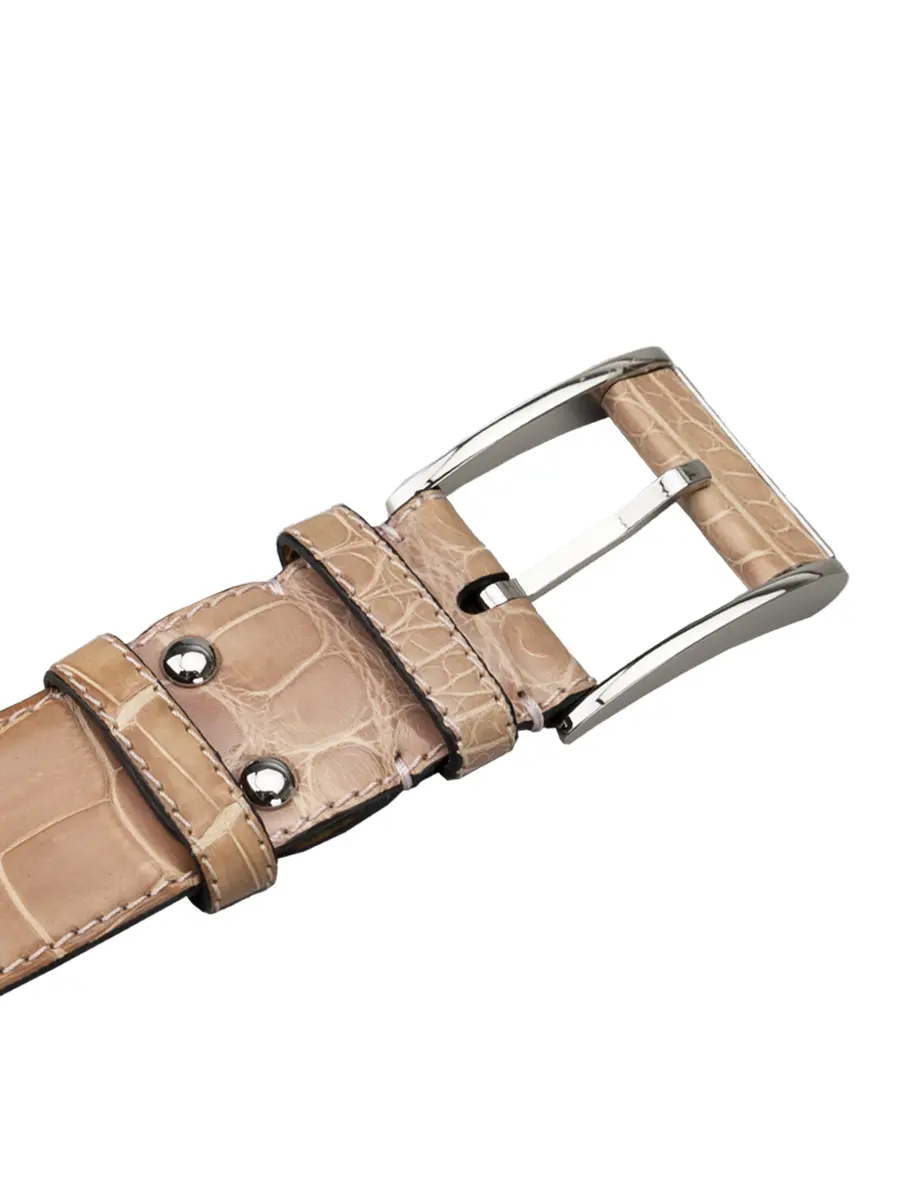 Ремень из кожи крокодила