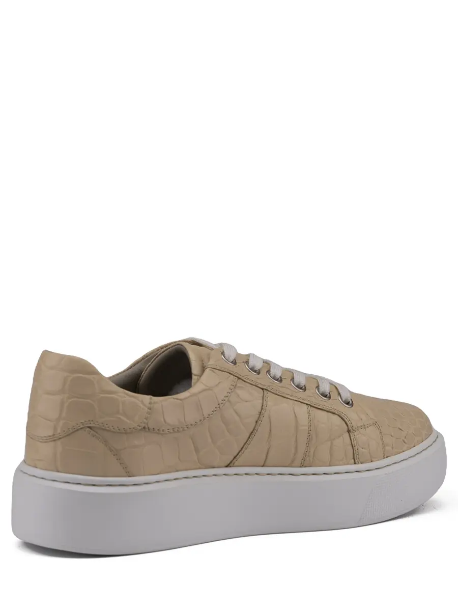 Кеды из кожи крокодила