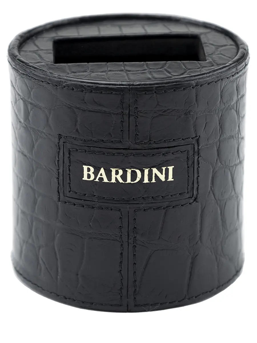 Подставка для визиток из кожи крокодила