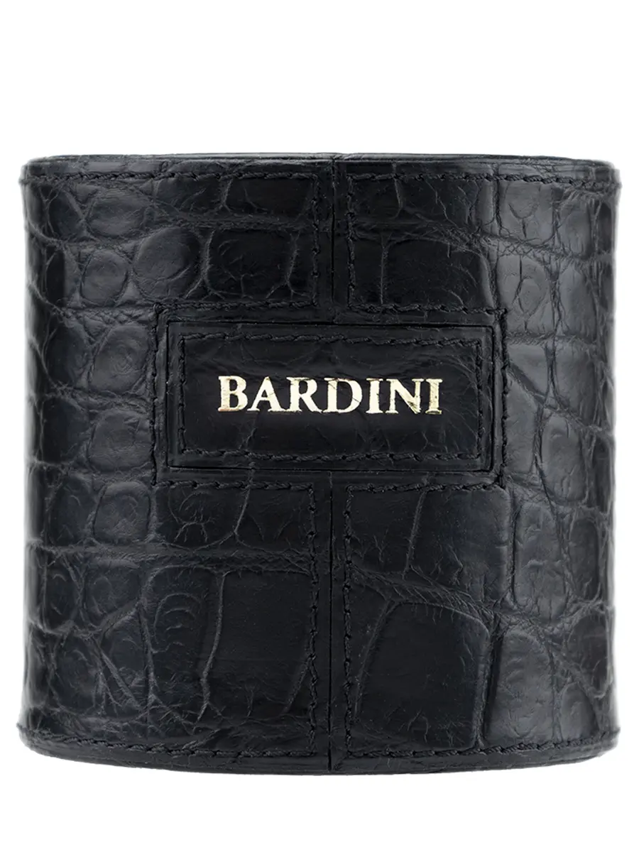 Подставка для визиток из кожи крокодила