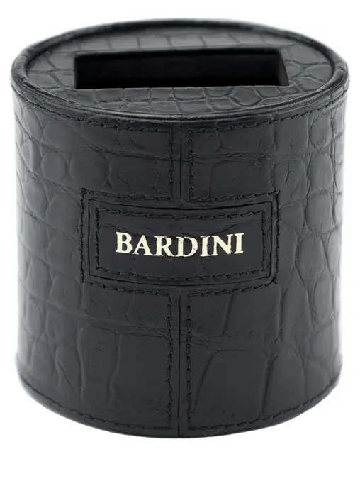 Подставка для визиток из кожи крокодила BARDINI