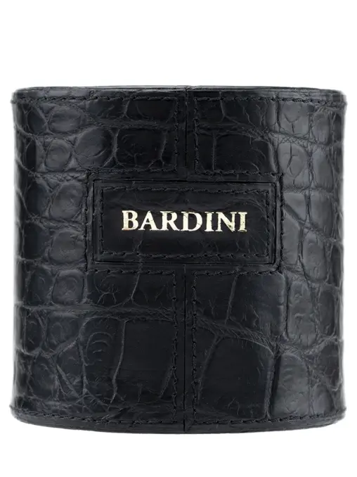 Подставка для визиток из кожи крокодила BARDINI