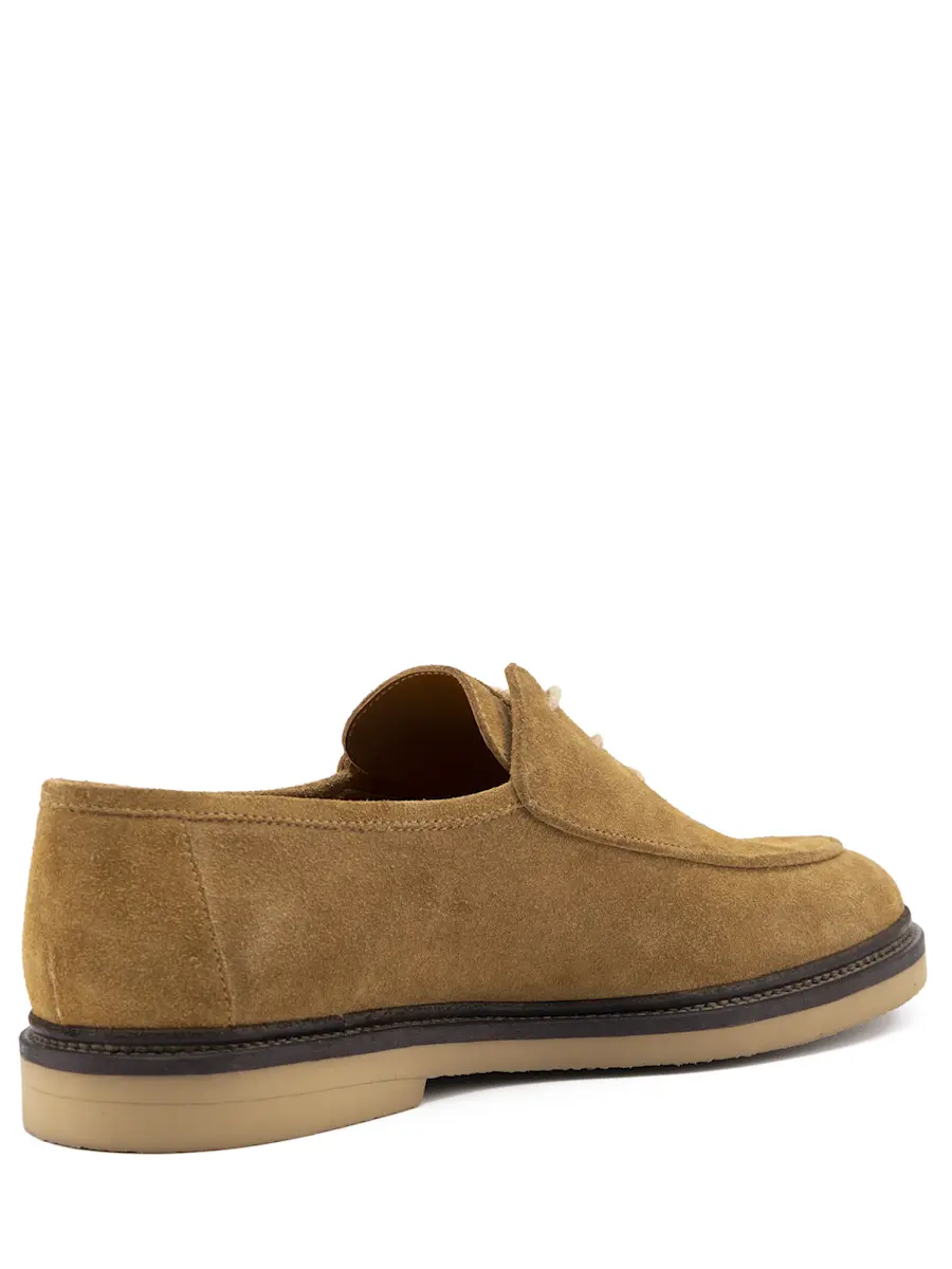 Лоферы замшевые