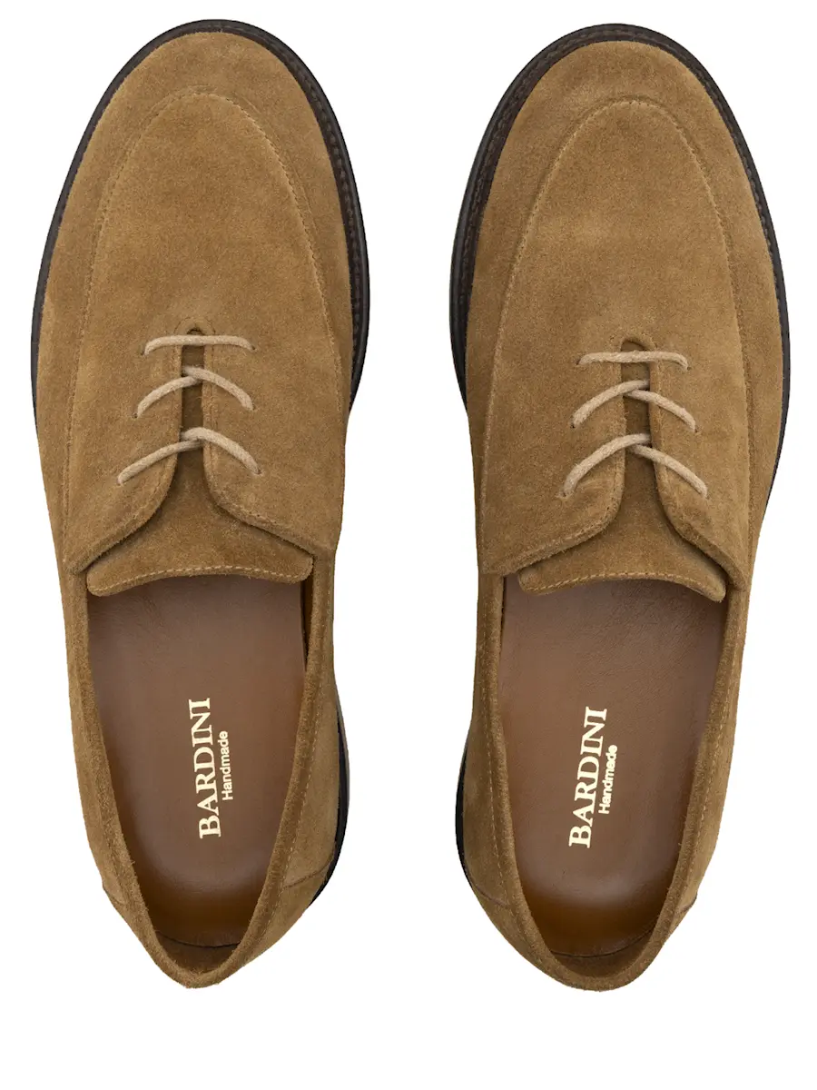 Лоферы замшевые