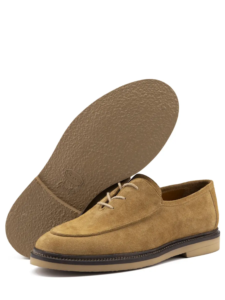 Лоферы замшевые