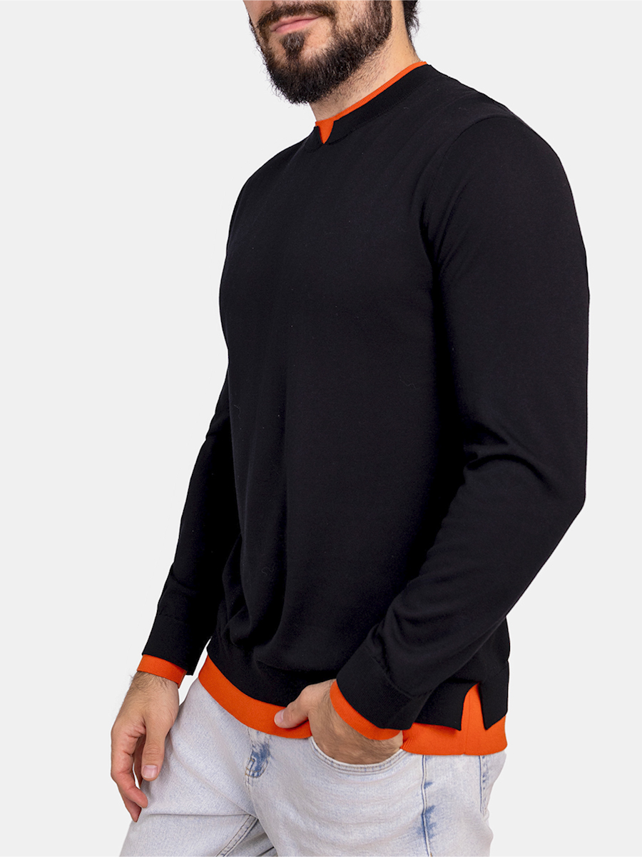 Джемпер из лиоцелла и хлопка