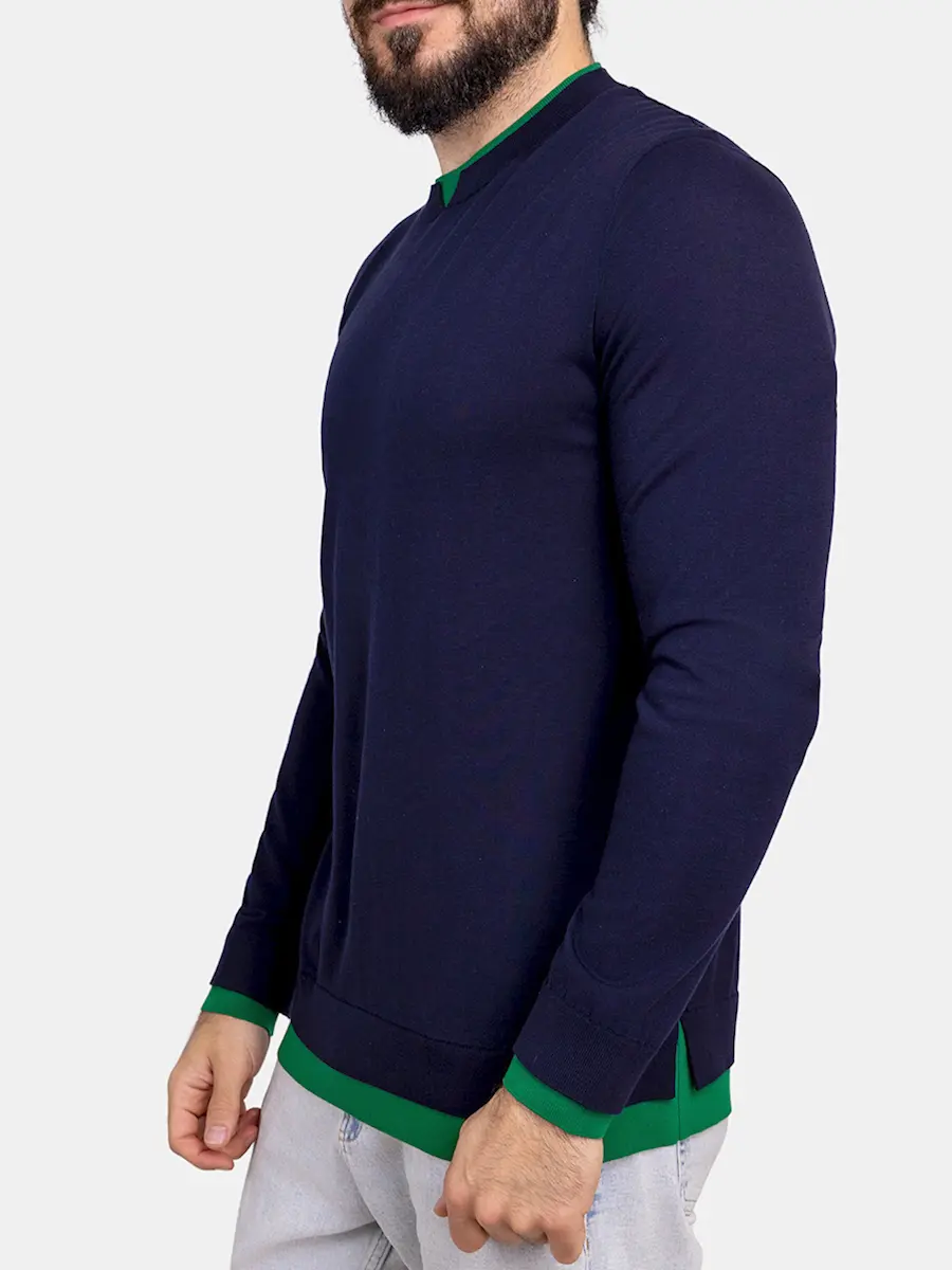 Джемпер из лиоцелла и хлопка