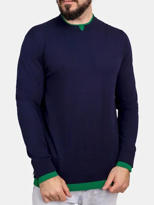 Джемпер из лиоцелла и хлопка BARDINI