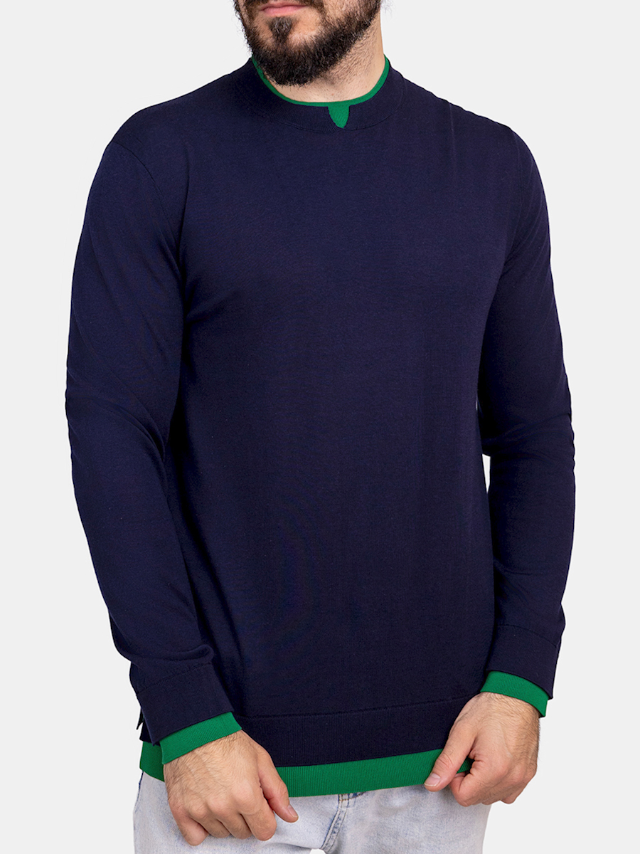 Джемпер из лиоцелла и хлопка