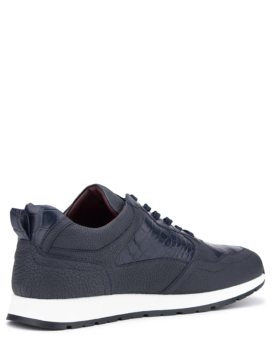 Кроссовки кожаные