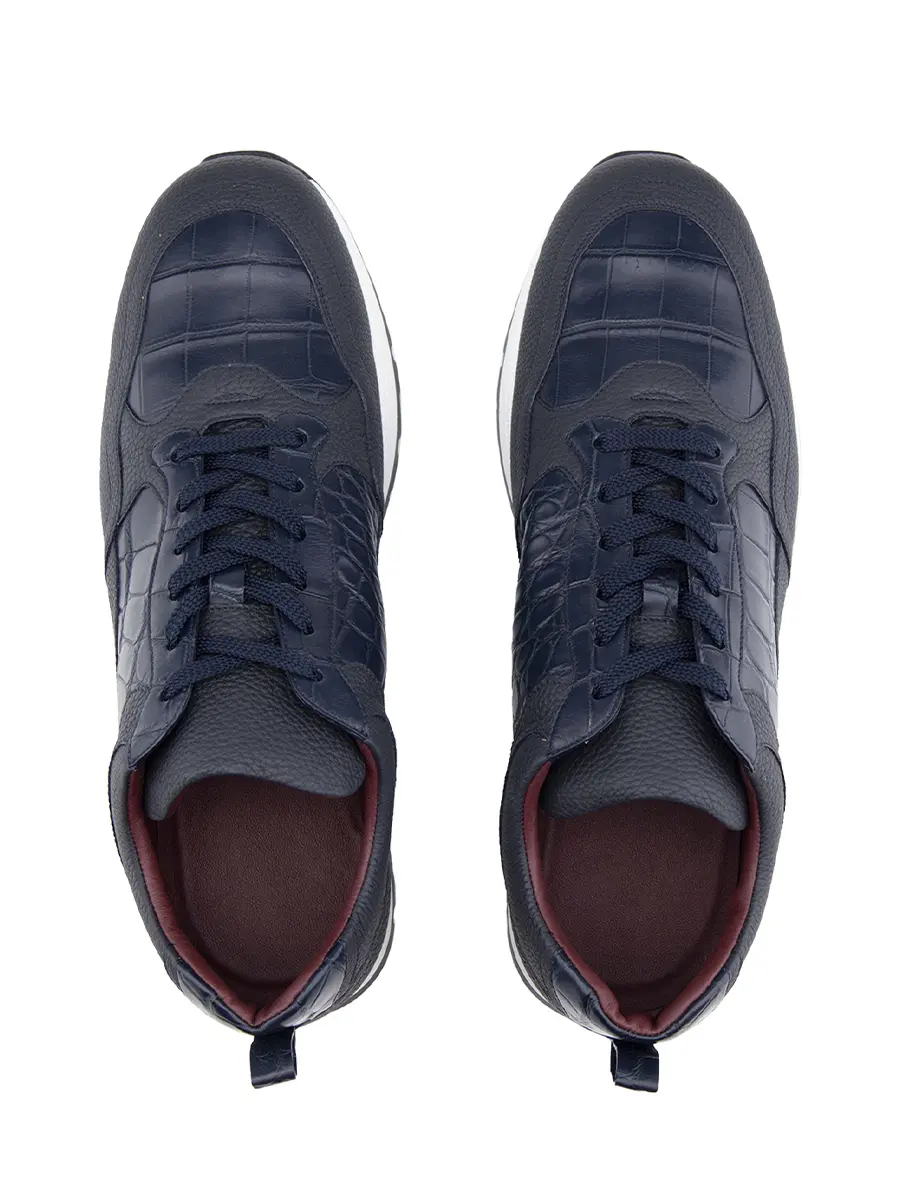 Кроссовки кожаные