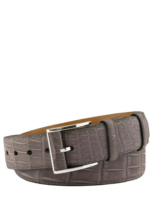 Ремень из кожи крокодила BARDINI