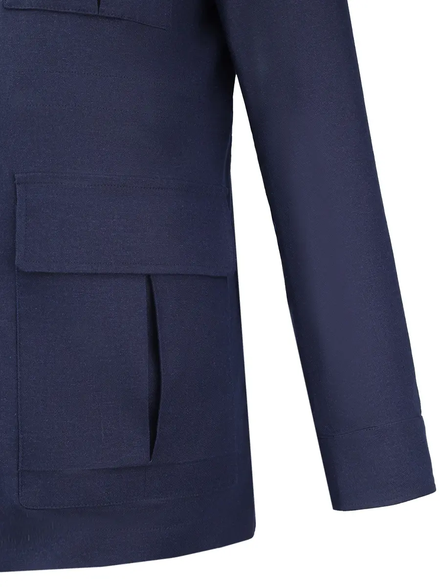 Куртка из тенселя и льна