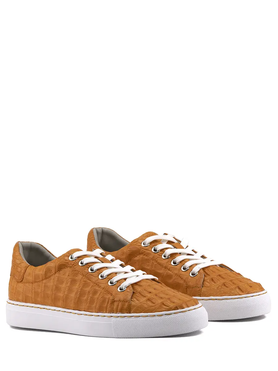 Кеды из кожи крокодила