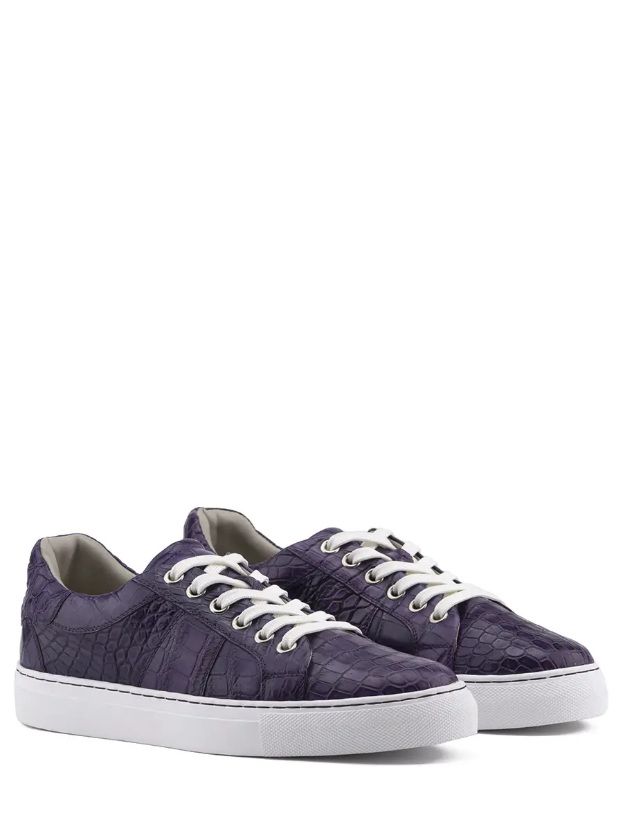 Кеды из кожи крокодила