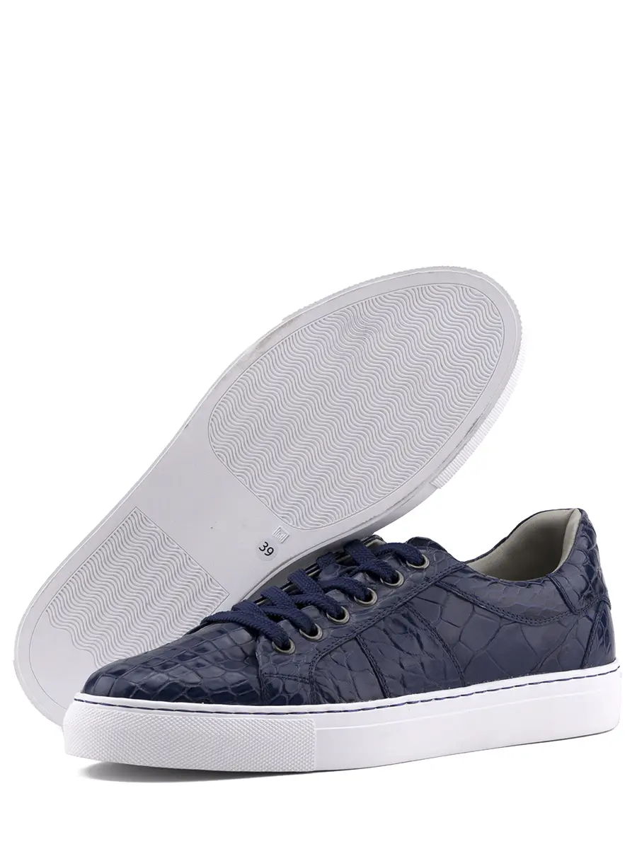 Кеды из кожи крокодила