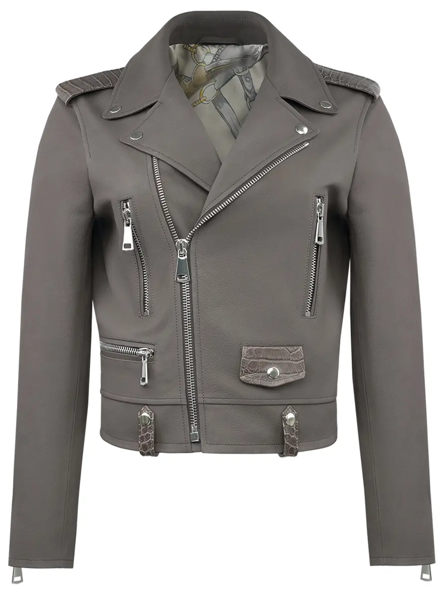 Куртка кожаная