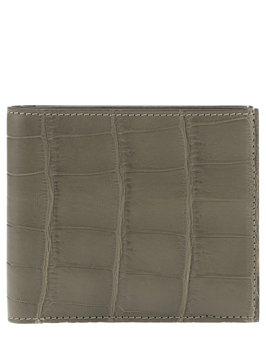 Портмоне из кожи крокодила