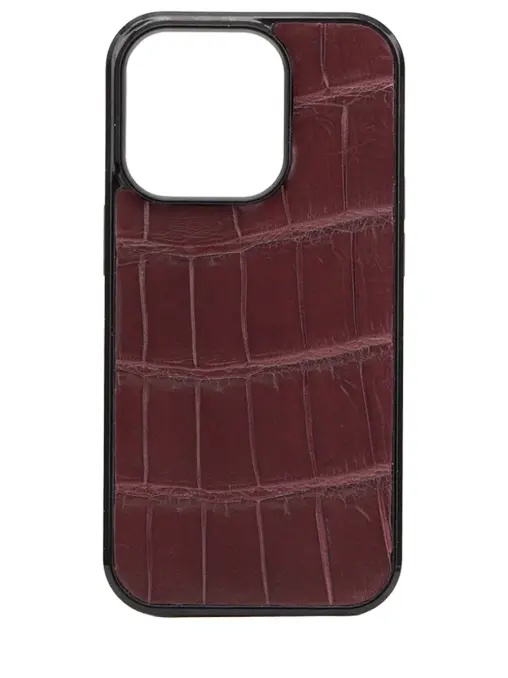 Чехол из кожи крокодила BARDINI