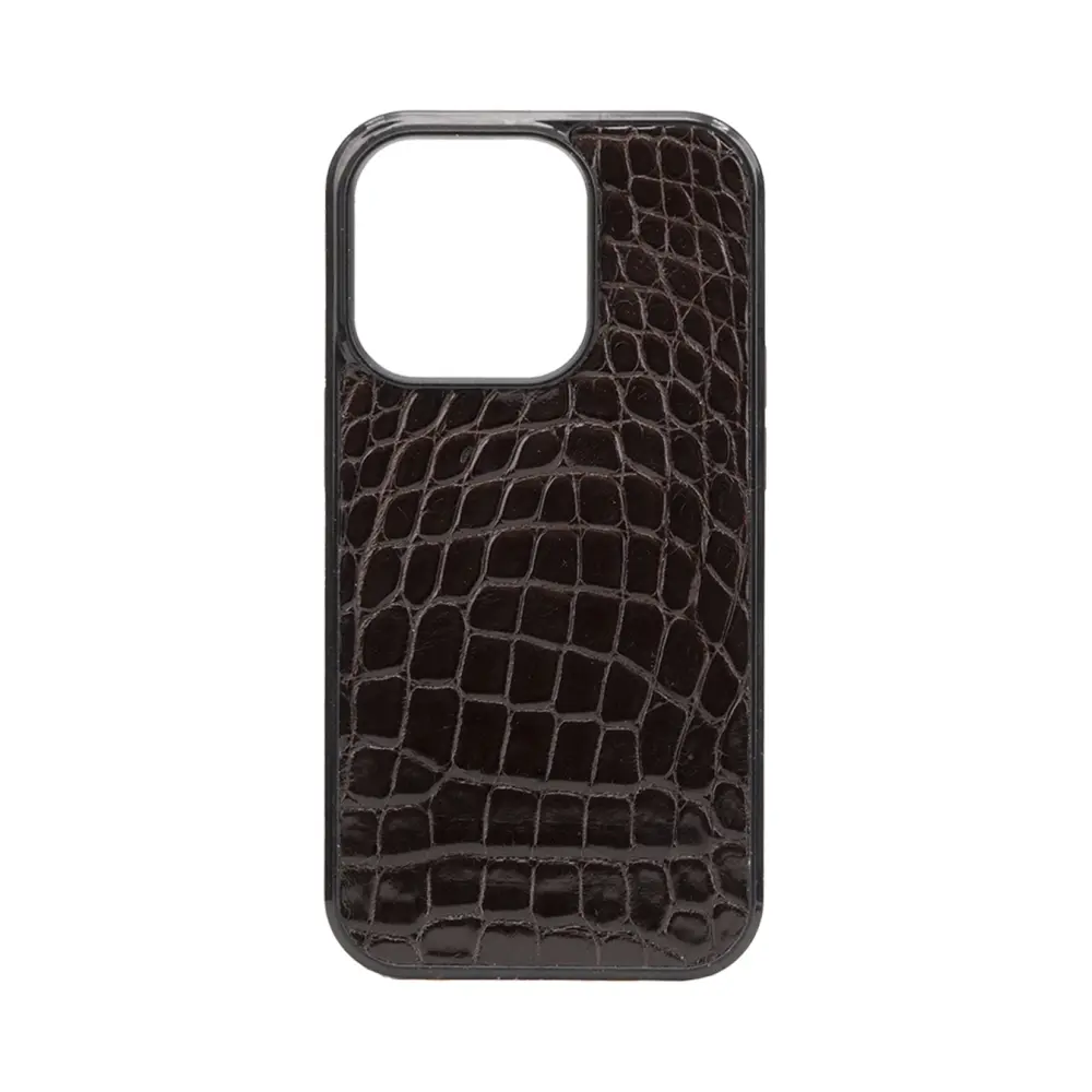 Чехол из кожи крокодила