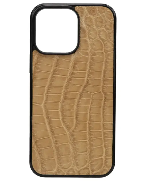 Чехол из кожи крокодила BARDINI