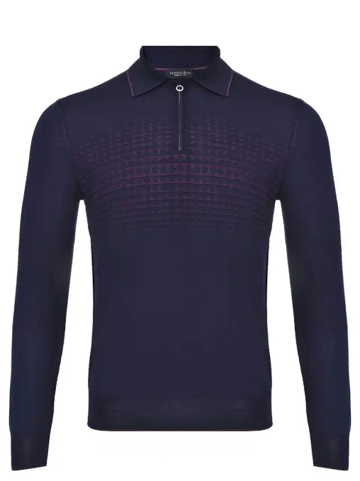 Поло из шерсти и шелка STEFANO RICCI