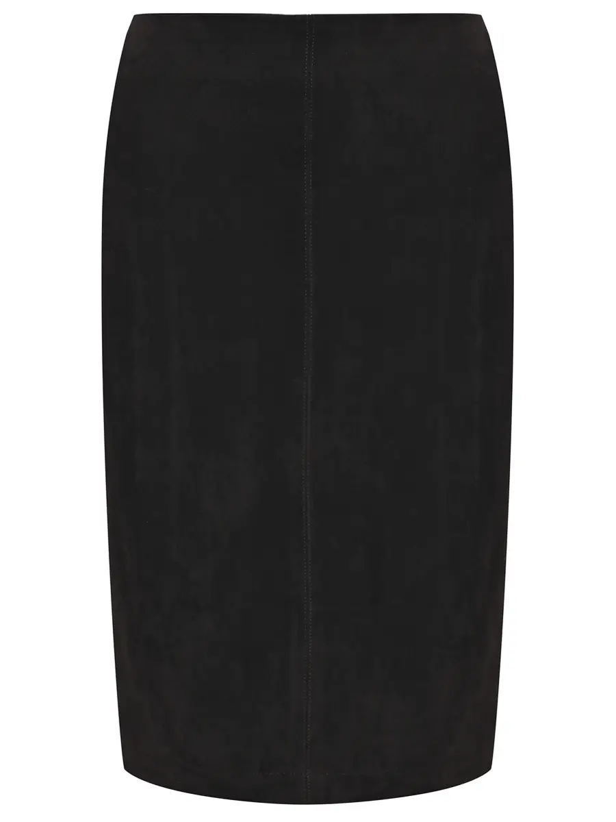 Юбка замшевая