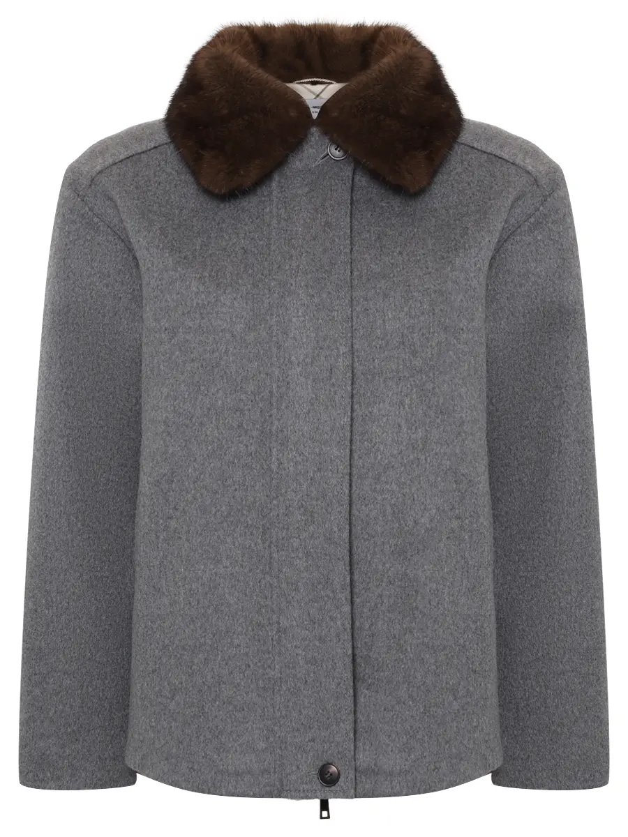 Полупальто шерстяное