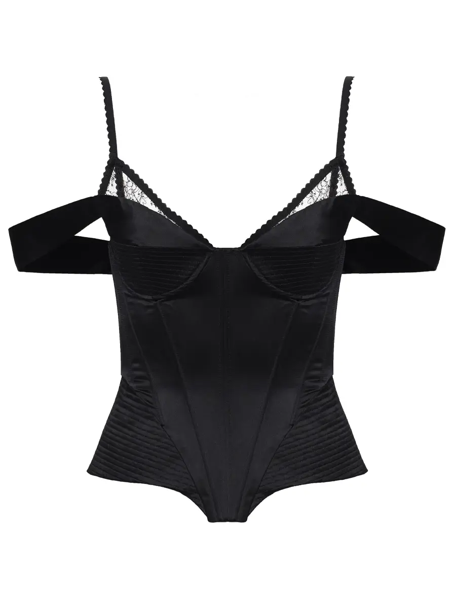 Корсет шелковый