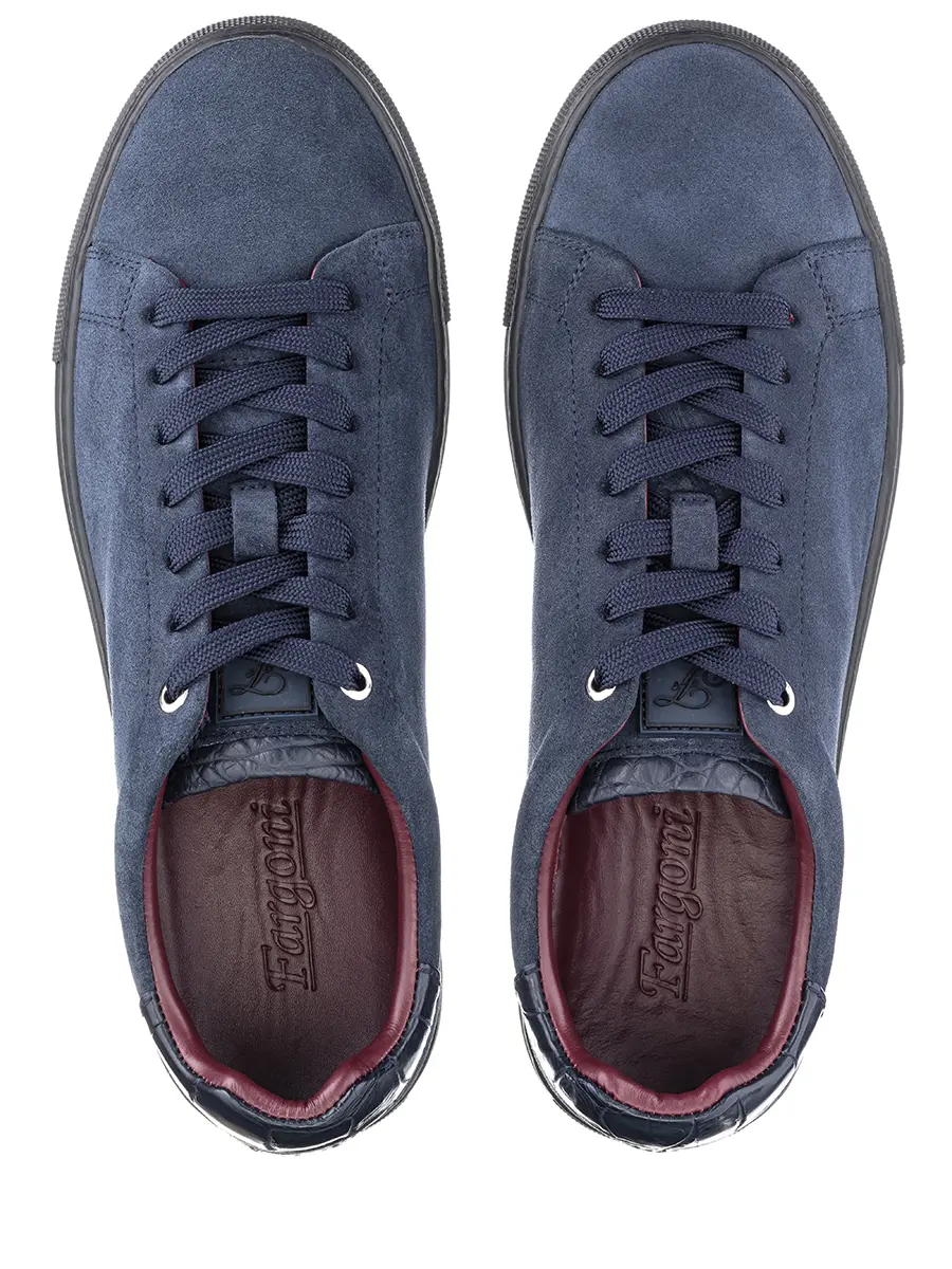 Кеды замшевые