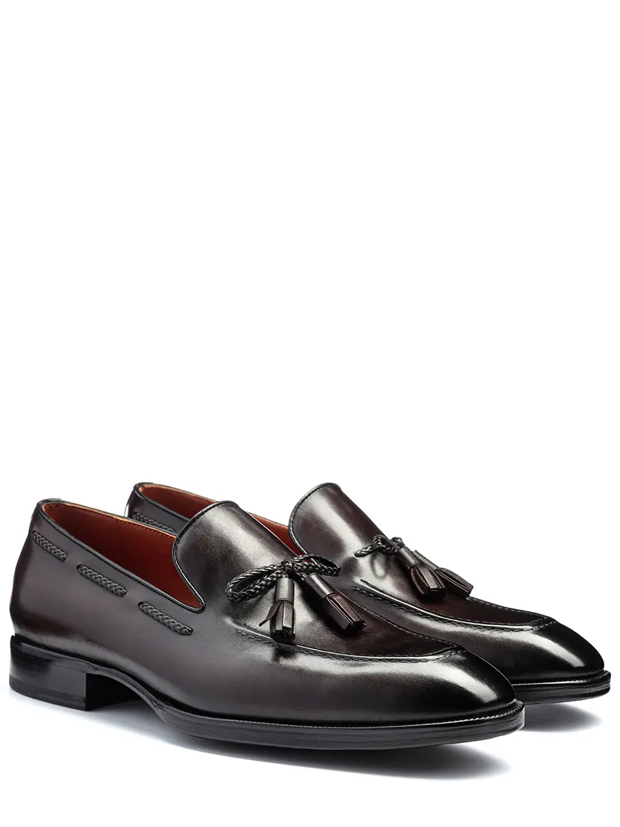 Лоферы кожаные