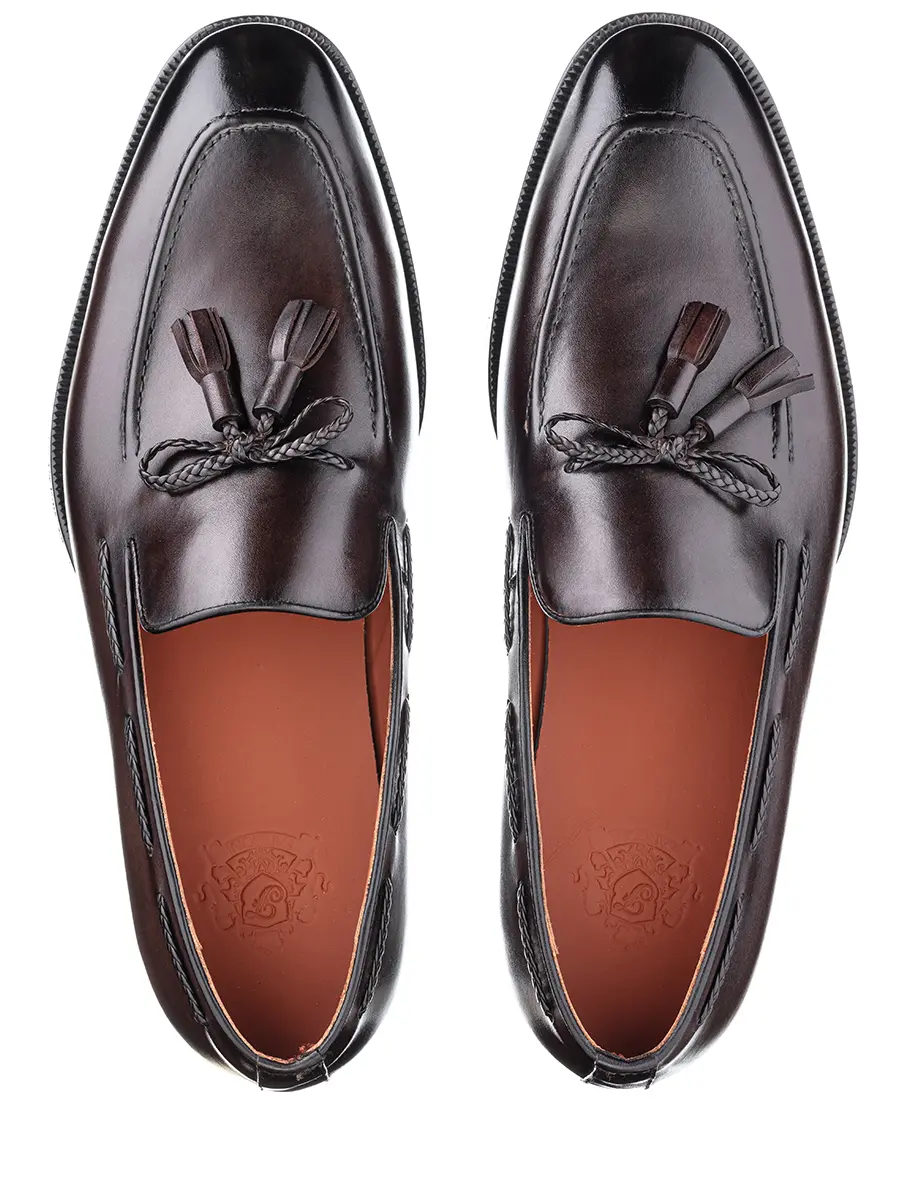 Лоферы кожаные