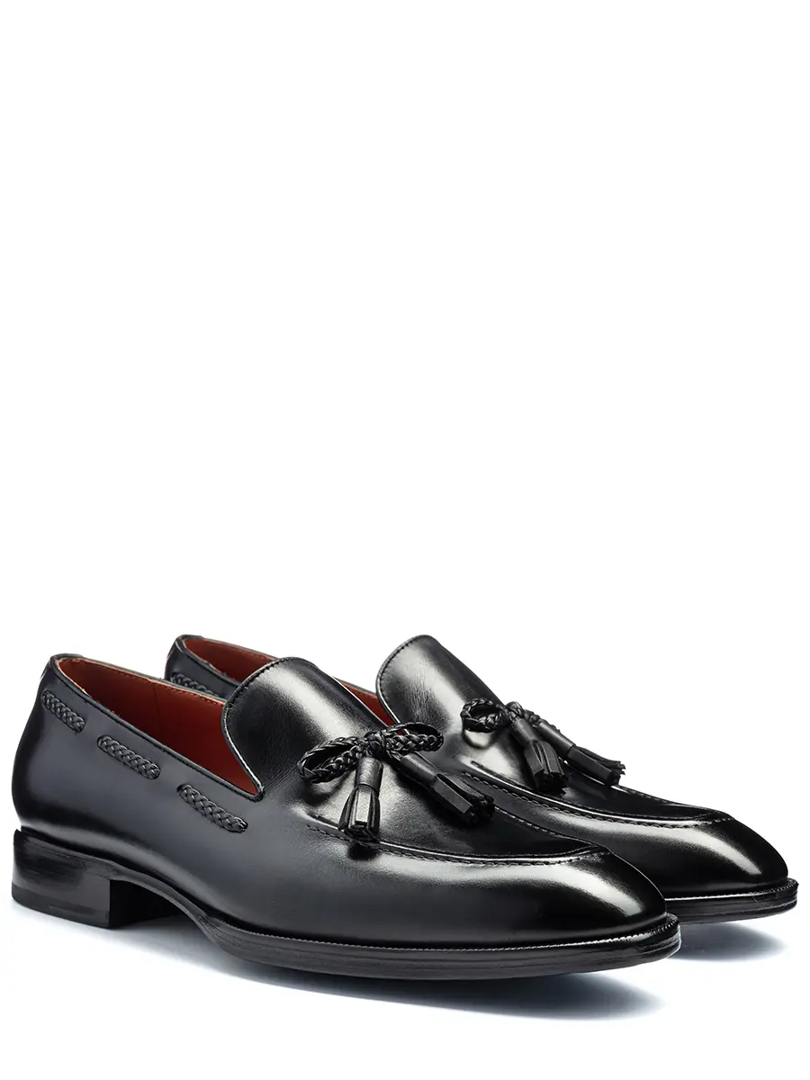 Лоферы кожаные