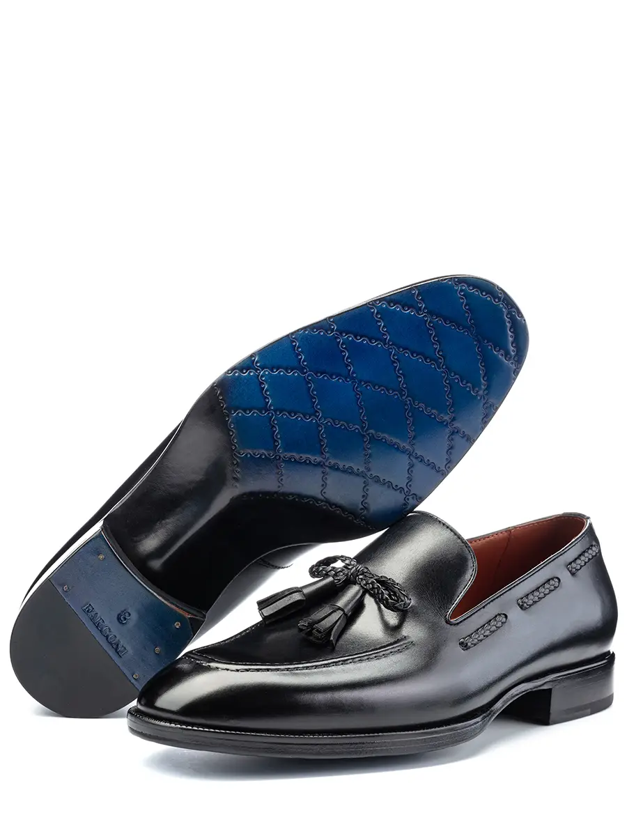 Лоферы кожаные