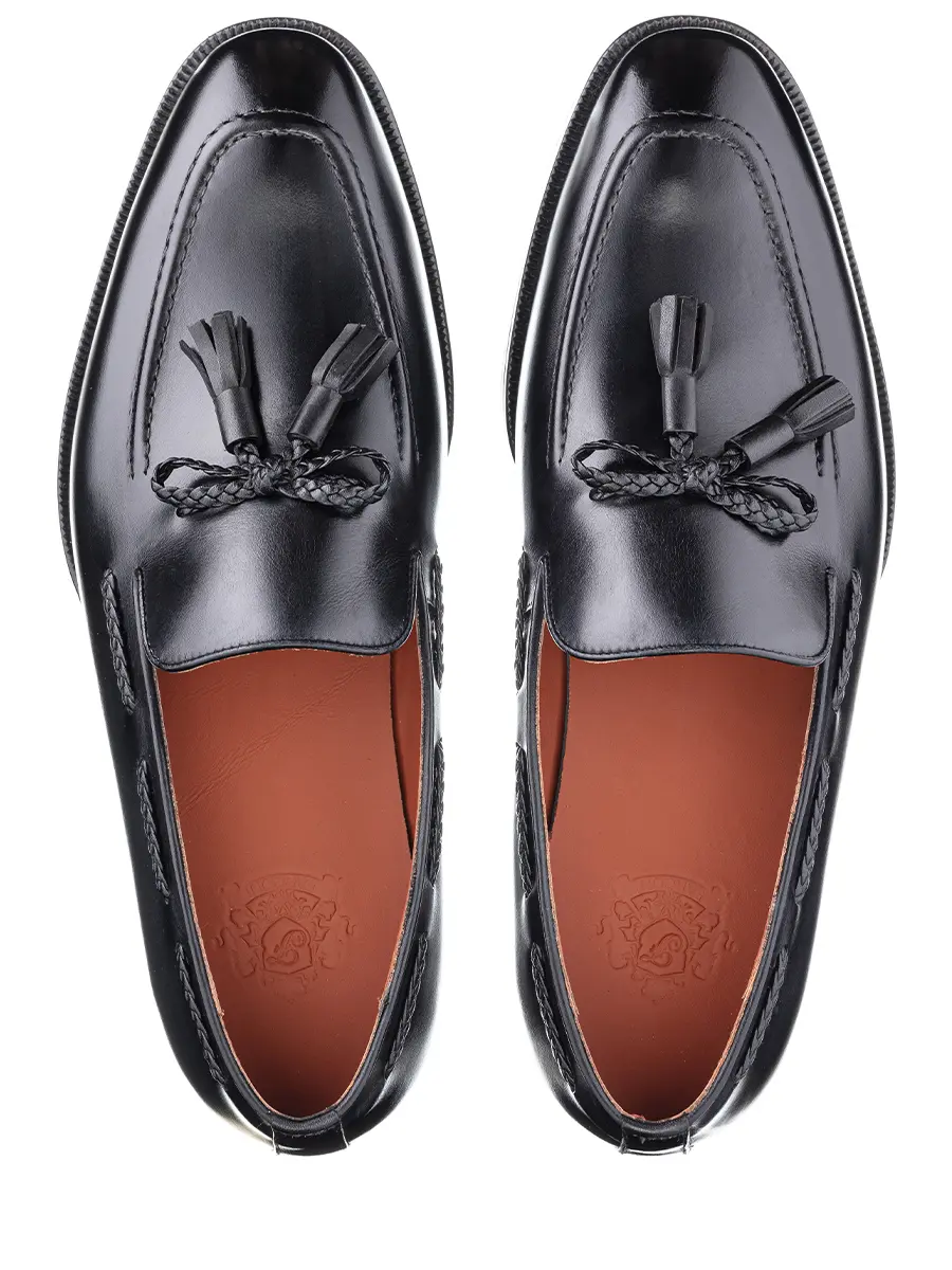 Лоферы кожаные