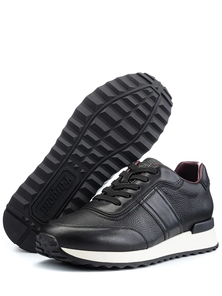 Кроссовки кожаные