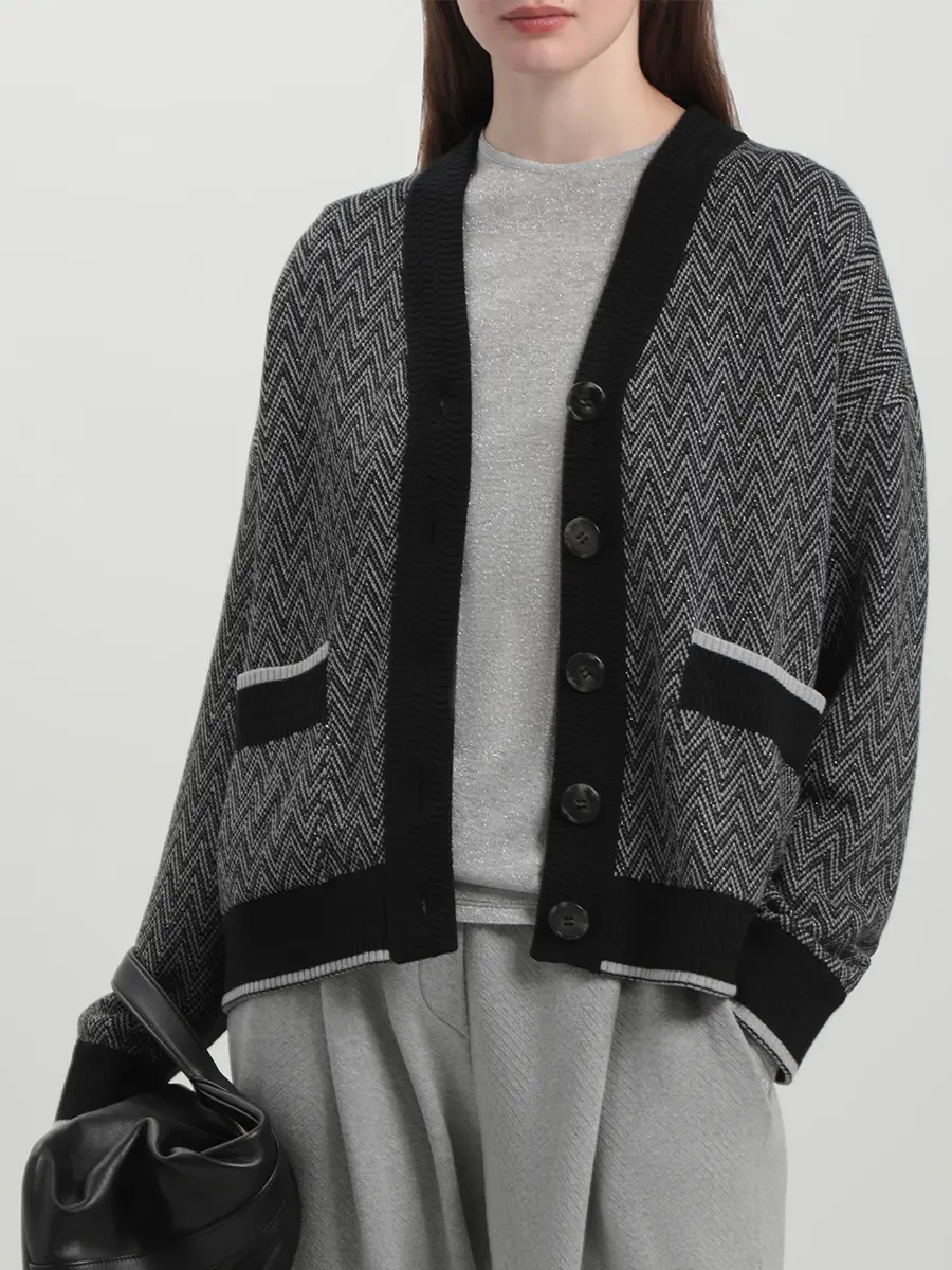 Кардиган из шелка и кашемира