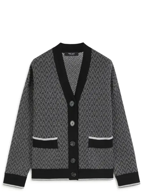 Кардиган из шелка и кашемира FREE AGE