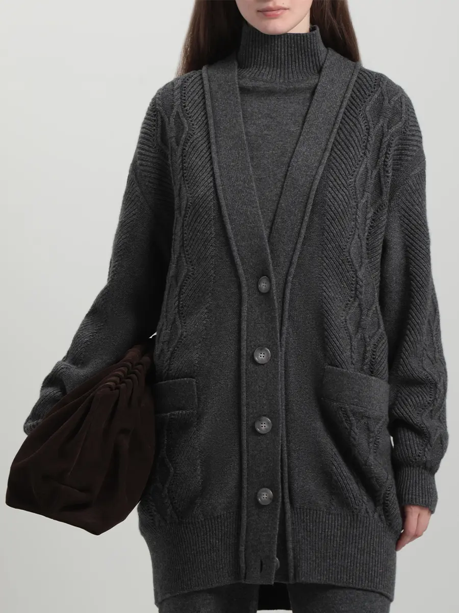Кардиган из шерсти и кашемира