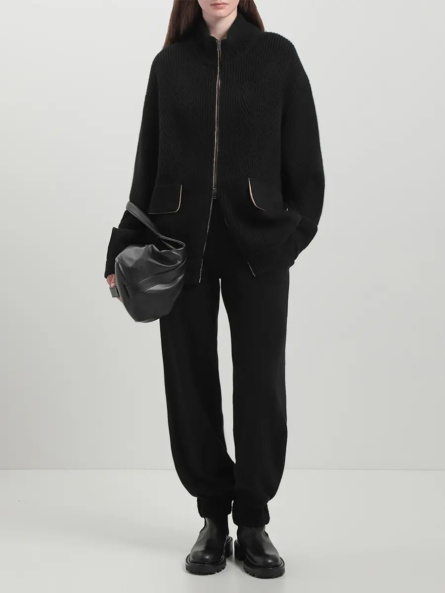 Брюки из шерсти и кашемира