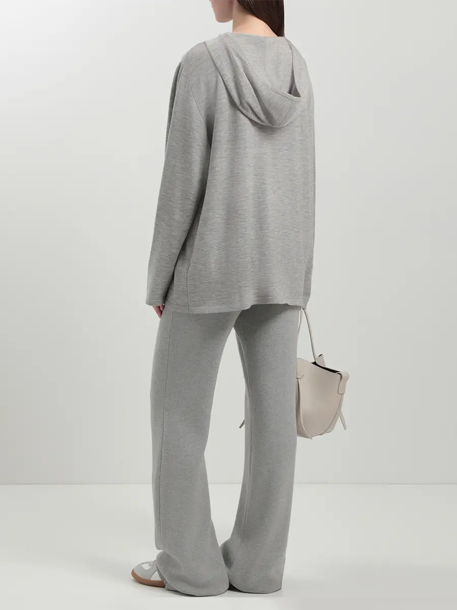 Брюки из шелка и кашемира