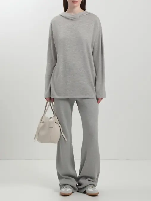 Брюки из шелка и кашемира FREE AGE