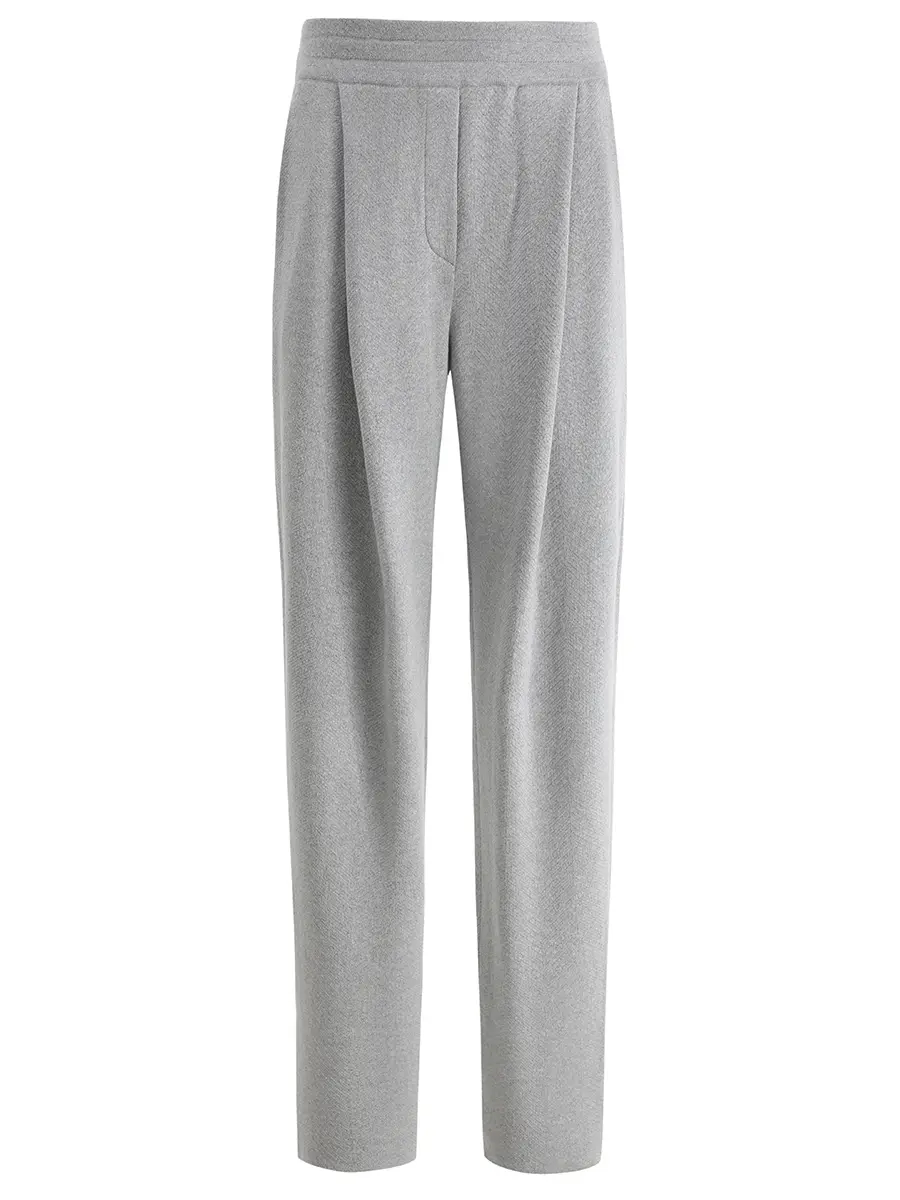 Брюки из шелка и кашемира