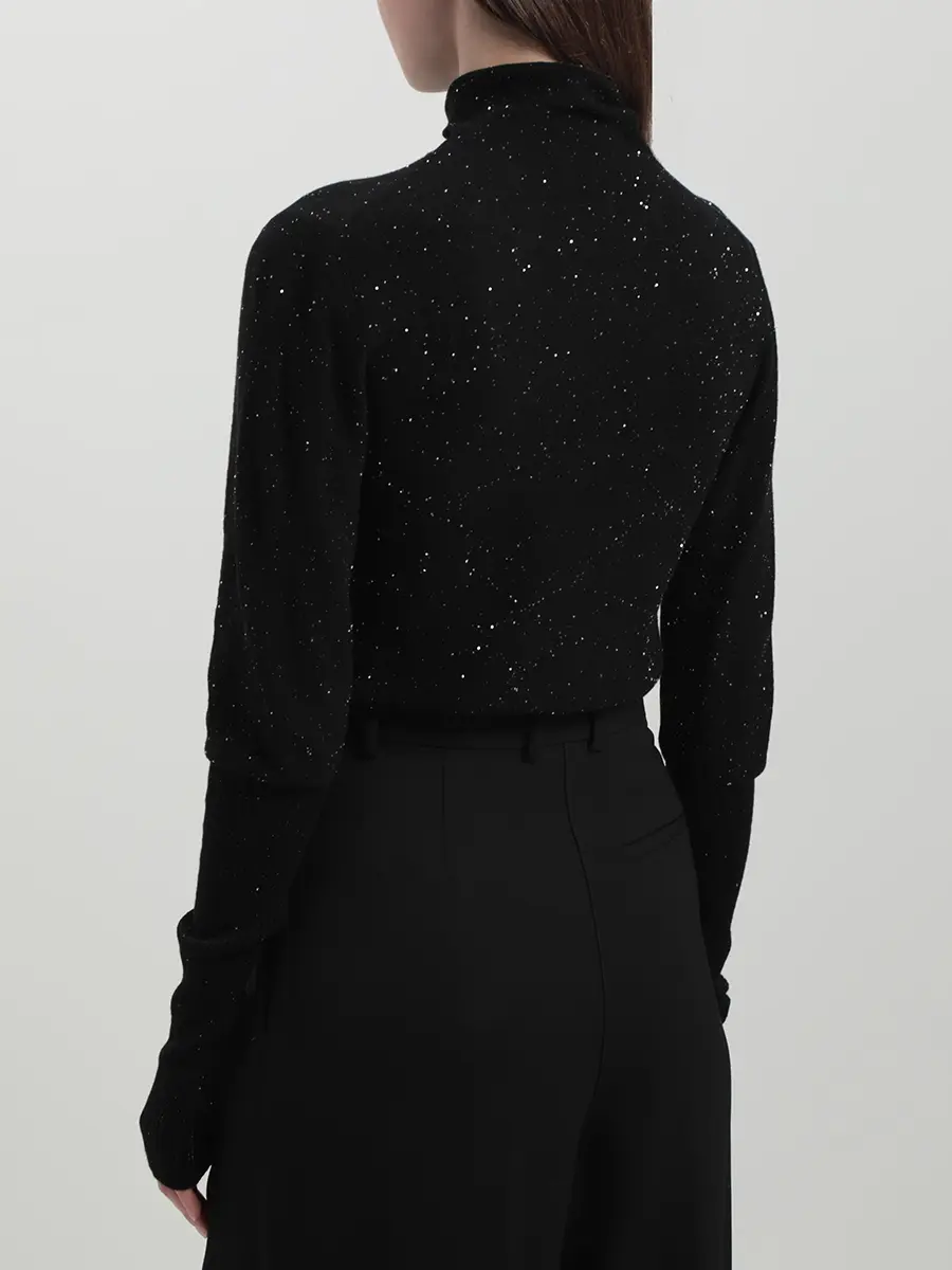 Джемпер с пайетками